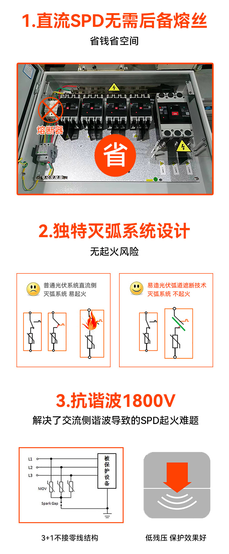 光伏系統(tǒng)專用浪涌保護(hù)器 光伏系統(tǒng)專用浪涌保護(hù)器