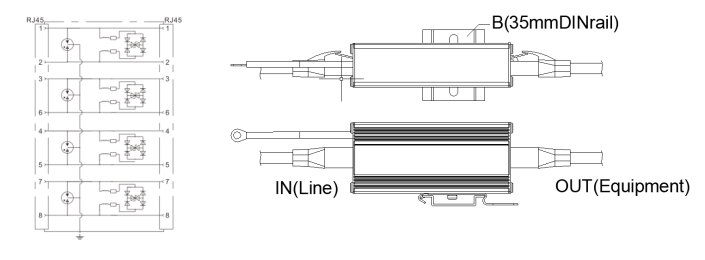 網(wǎng)絡(luò)信號SPD的安裝 網(wǎng)絡(luò)信號SPD的安裝